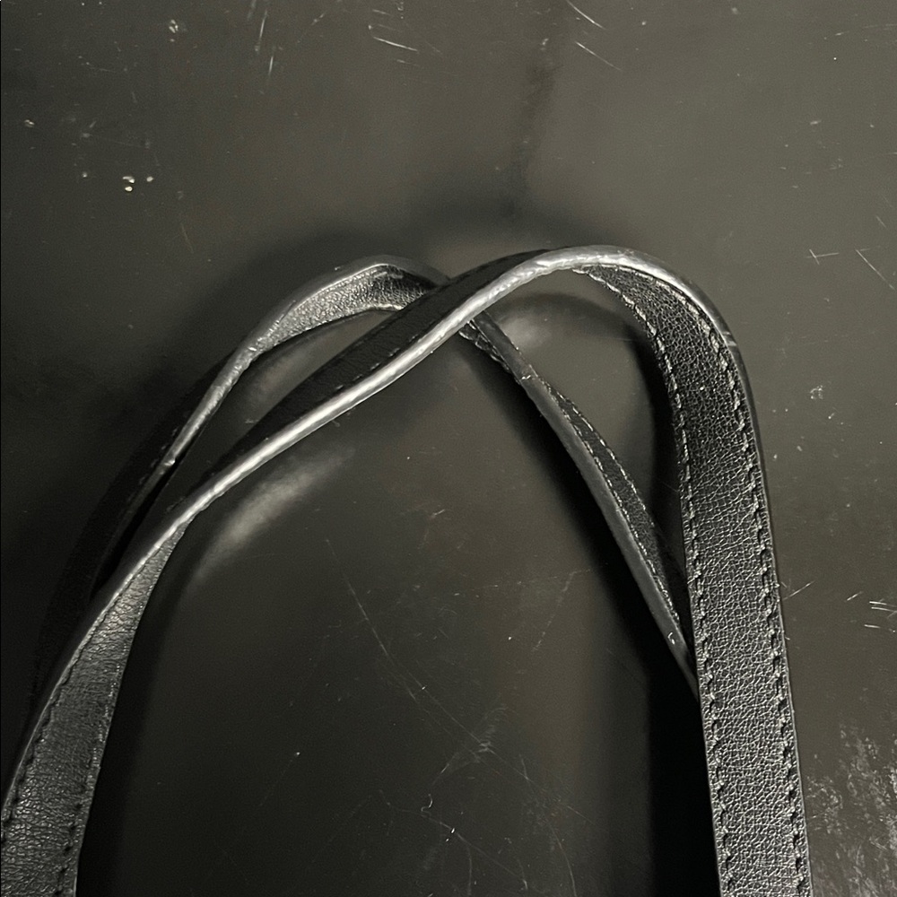 Michael Kors Black Tote with Gold Accents - Picture 7 of 8
